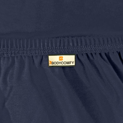 Bodycomfy 100% Cotton Hosiery Single bed Fitted Bedsheet – Geometric Print