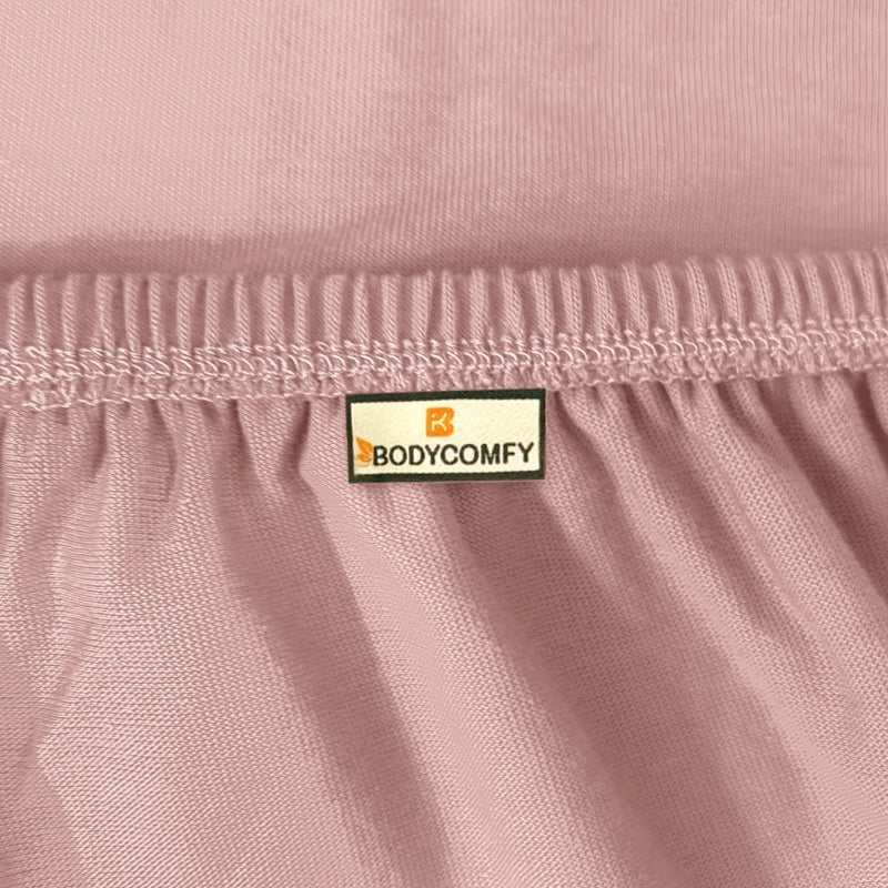 Bodycomfy 100% Cotton Hosiery Single bed Fitted Bedsheet – Geometric Print