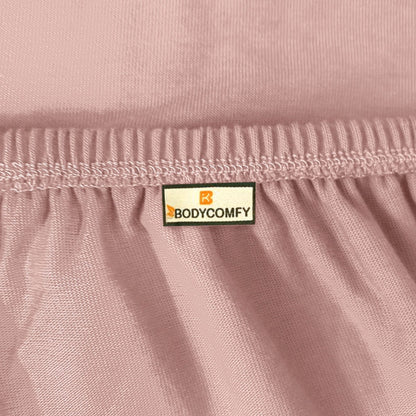 Bodycomfy 100% Cotton Hosiery Single bed Fitted Bedsheet – Geometric Print