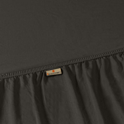 Bodycomfy 100% Cotton Hosiery Single Bed Fitted Bedsheet – Solid
