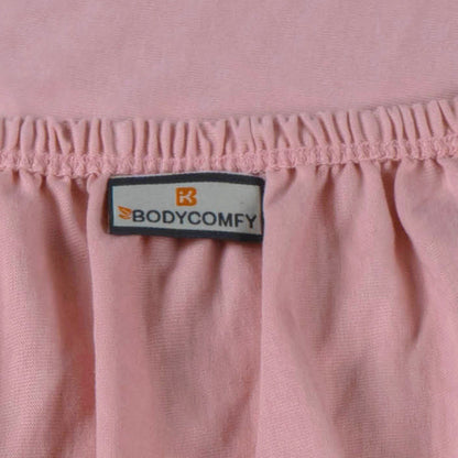 Bodycomfy 100% Cotton Hosiery King Size Fitted Bedsheet – Solid