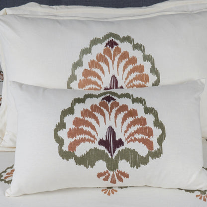 Bodycomfy 100% Cotton Hosiery King Size Fitted Bedsheet – Handblock Floral Allover Print