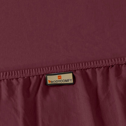 Bodycomfy 100% Cotton Hosiery King Size Fitted Bedsheet – Solid