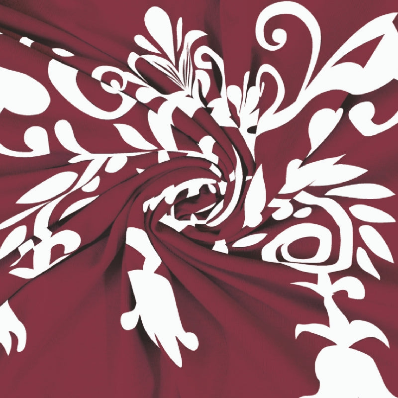 Bodycomfy 100% Cotton Hosiery King Size Fitted Bedsheet – Motif Panel Print