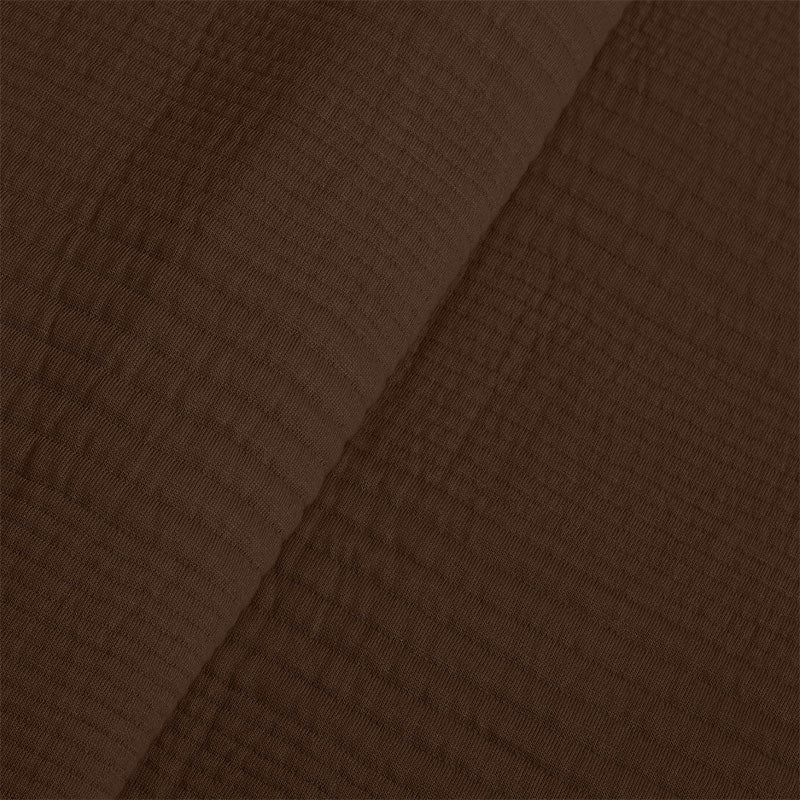 BodyComfy 100% Cotton Hosiery King-Size Fitted Bedcover – Checkered Block Texture