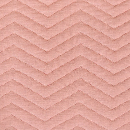 BodyComfy 100% Cotton Hosiery King-Size Fitted Bedcover – Chevron Pattern