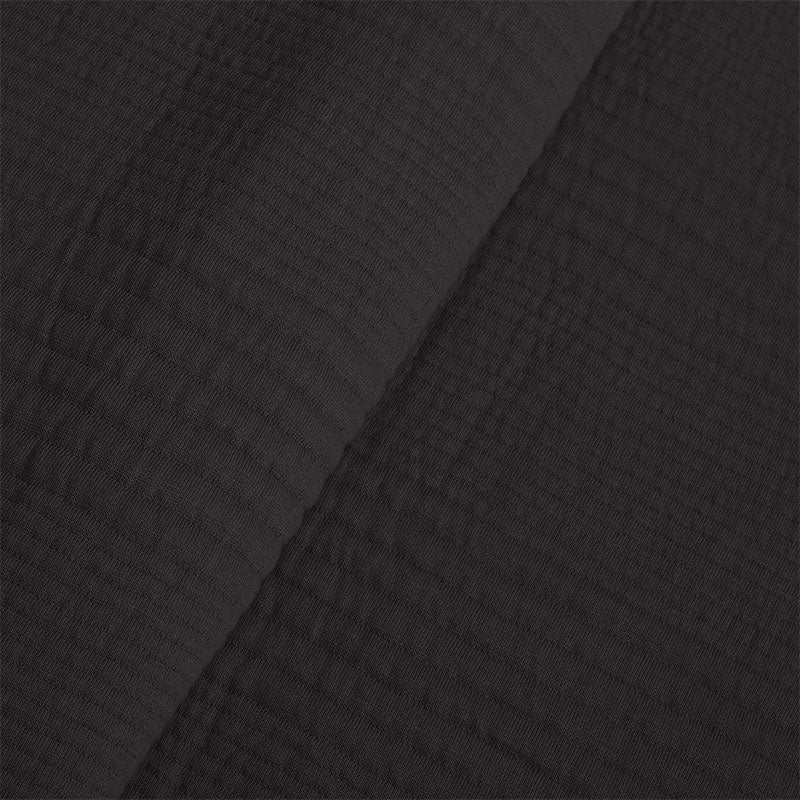 BodyComfy 100% Cotton Hosiery King-Size Fitted Bedcover – Minimalist Grid Texture Pattern