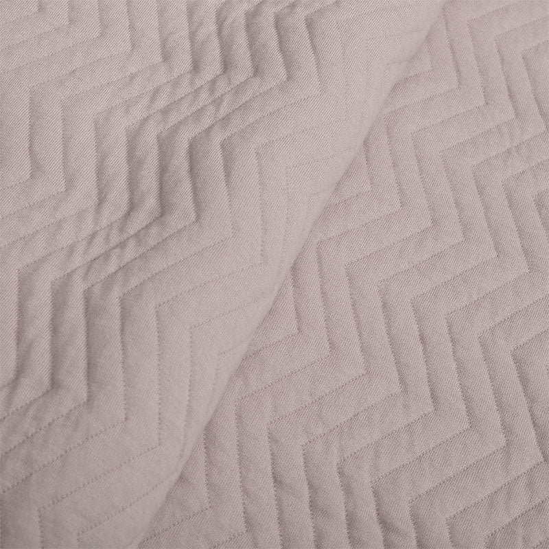 BodyComfy 100% Cotton Hosiery King-Size Fitted Bedcover – Chevron Pattern