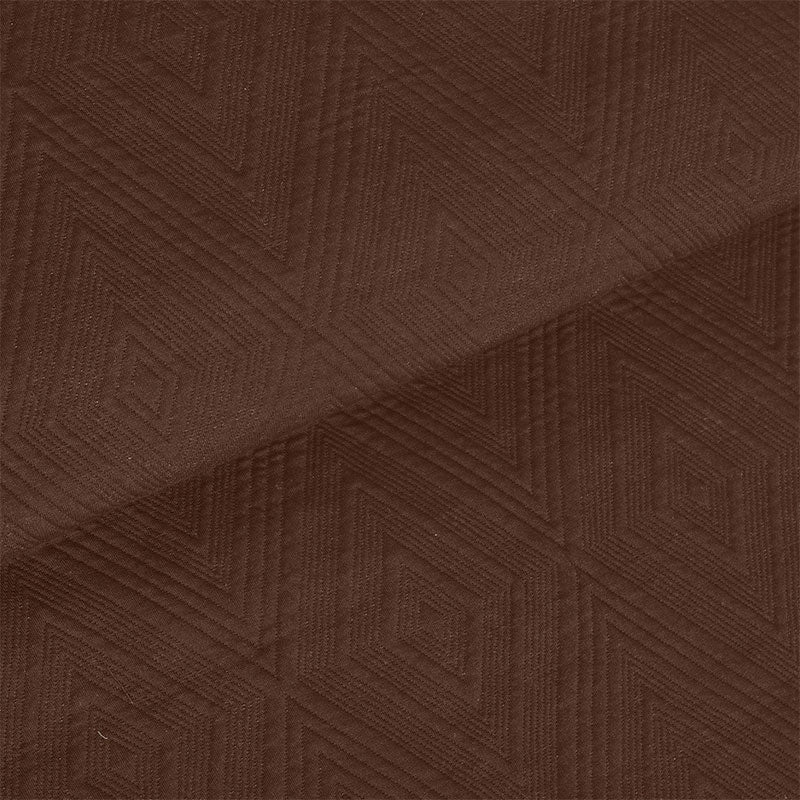 BodyComfy 100% Cotton Hosiery King-Size Fitted Bedcover – Heritage Diamond Pattern