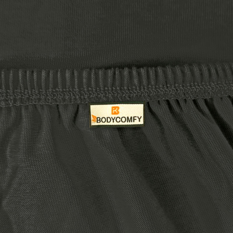 Bodycomfy 100% Cotton Hosiery King Size Fitted Bedsheet – Geometrical Panel Print