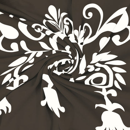 Bodycomfy 100% Cotton Hosiery King Size Fitted Bedsheet – Motif Panel Print