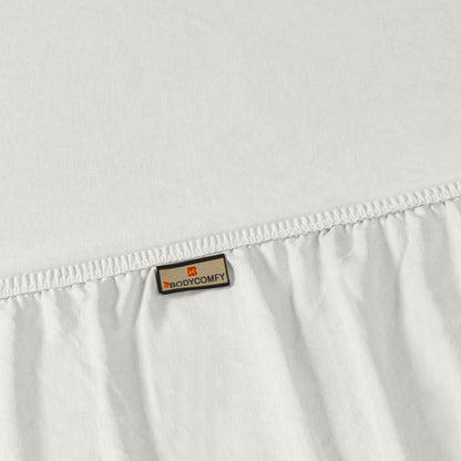 Bodycomfy 100% Cotton Hosiery King Size Fitted Bedsheet – Solid