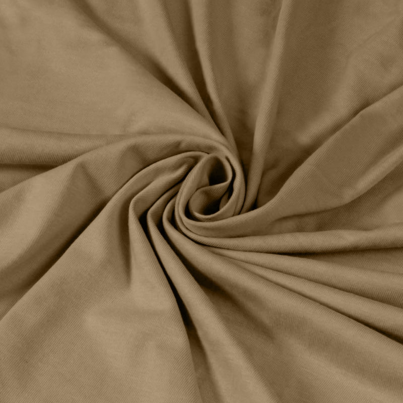 Bodycomfy 100% Cotton Hosiery Single Bed Fitted Bedsheet – Solid