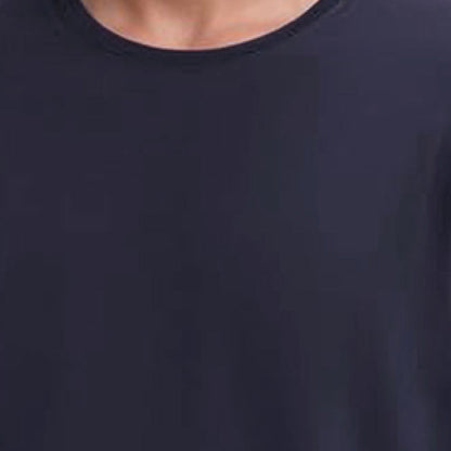 TESON by Bodycare Solid Mens Tshirt Round Neck Full Sleeves - Navy