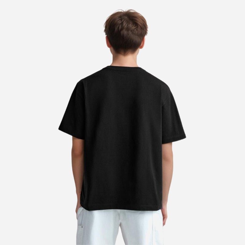 TESON by Bodycare Men's 100% Cotton Oversized Baggy Fit Drop Shoulder Half Sleeve Solid Round Neck T-Shirt