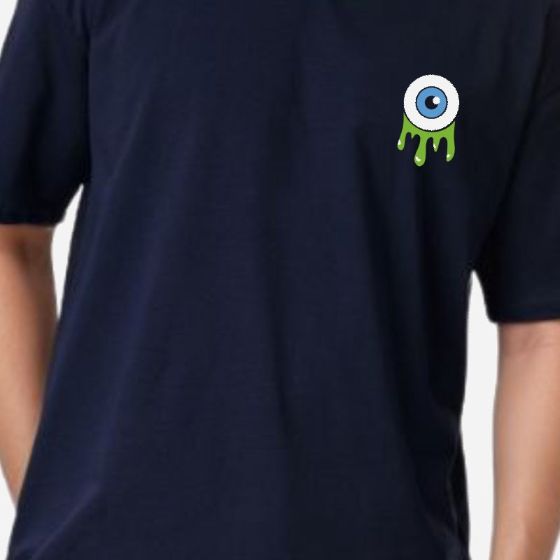 TESON by Bodycare Men's 100% Cotton Oversized Baggy Fit Drop Shoulder Half Sleeve Solid Round Neck T-Shirt