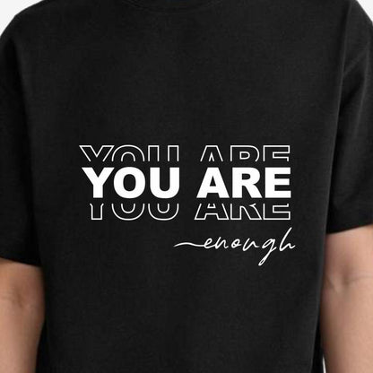 TESON by Bodycare Men's 100% Cotton Oversized Baggy Fit Drop Shoulder Half Sleeve Solid Round Neck T-Shirt White