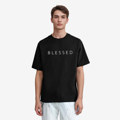 TESON by Bodycare Men's 100% Cotton Oversized Baggy Fit Drop Shoulder Half Sleeve Solid Round Neck T-Shirt