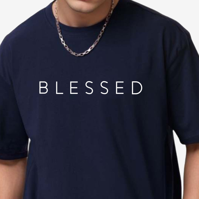 TESON by Bodycare Men's 100% Cotton Oversized Baggy Fit Drop Shoulder Half Sleeve Solid Round Neck T-Shirt