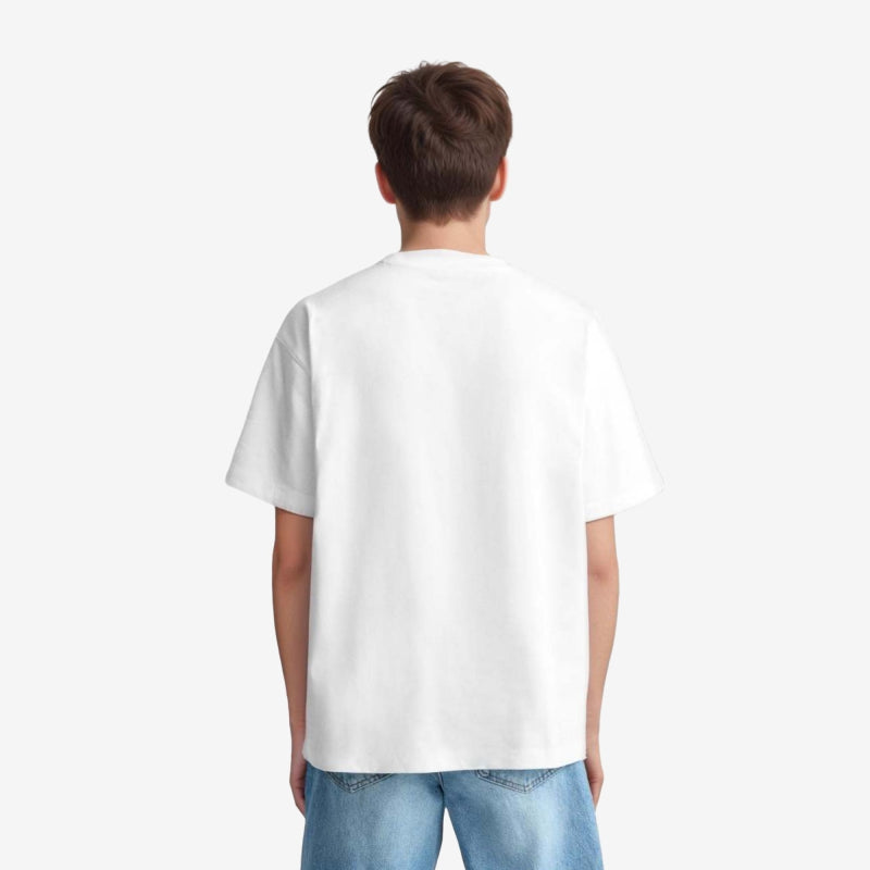 TESON by Bodycare Men's 100% Cotton Oversized Baggy Fit Drop Shoulder Half Sleeve Solid Round Neck T-Shirt