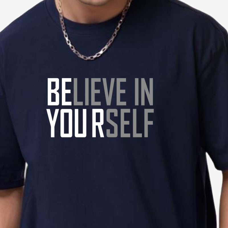 TESON by Bodycare Men's 100% Cotton Oversized Baggy Fit Drop Shoulder Half Sleeve Solid Round Neck T-Shirt