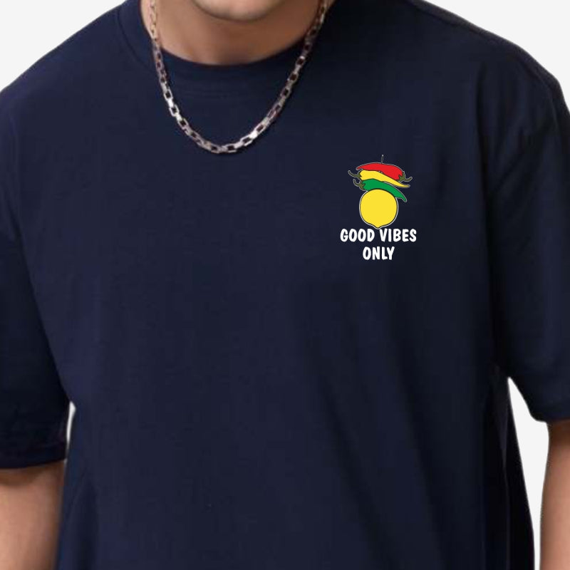 TESON by Bodycare Men's 100% Cotton Oversized Baggy Fit Drop Shoulder Half Sleeve Solid Round Neck T-Shirt