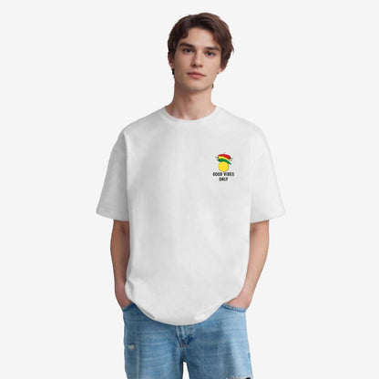 TESON by Bodycare Men's 100% Cotton Oversized Baggy Fit Drop Shoulder Half Sleeve Solid Round Neck T-Shirt