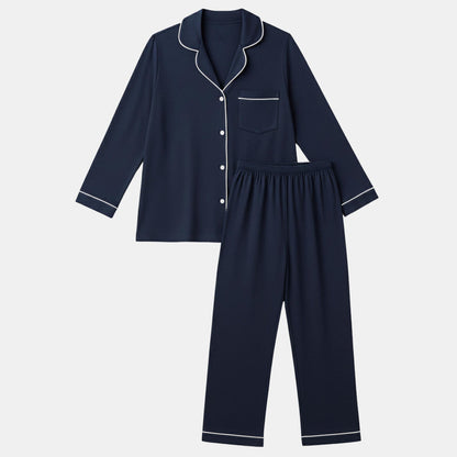 TESON Women Night Suit - Navy