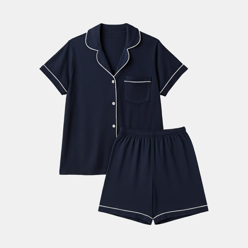 TESON Women Night Suit - Navy