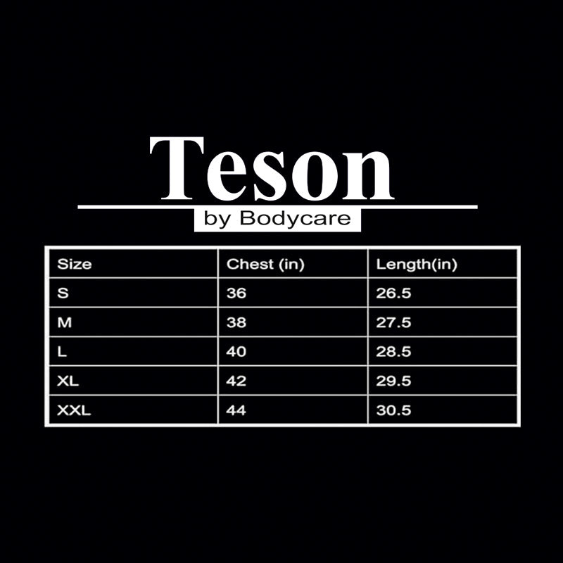 TESON by Bodycare Solid Mens Tshirt Round Neck Full Sleeves - White