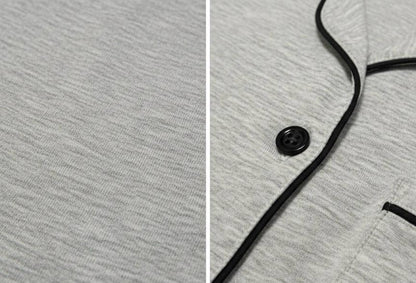 Teson Grey milenge nightsuit - bodycomfyonline