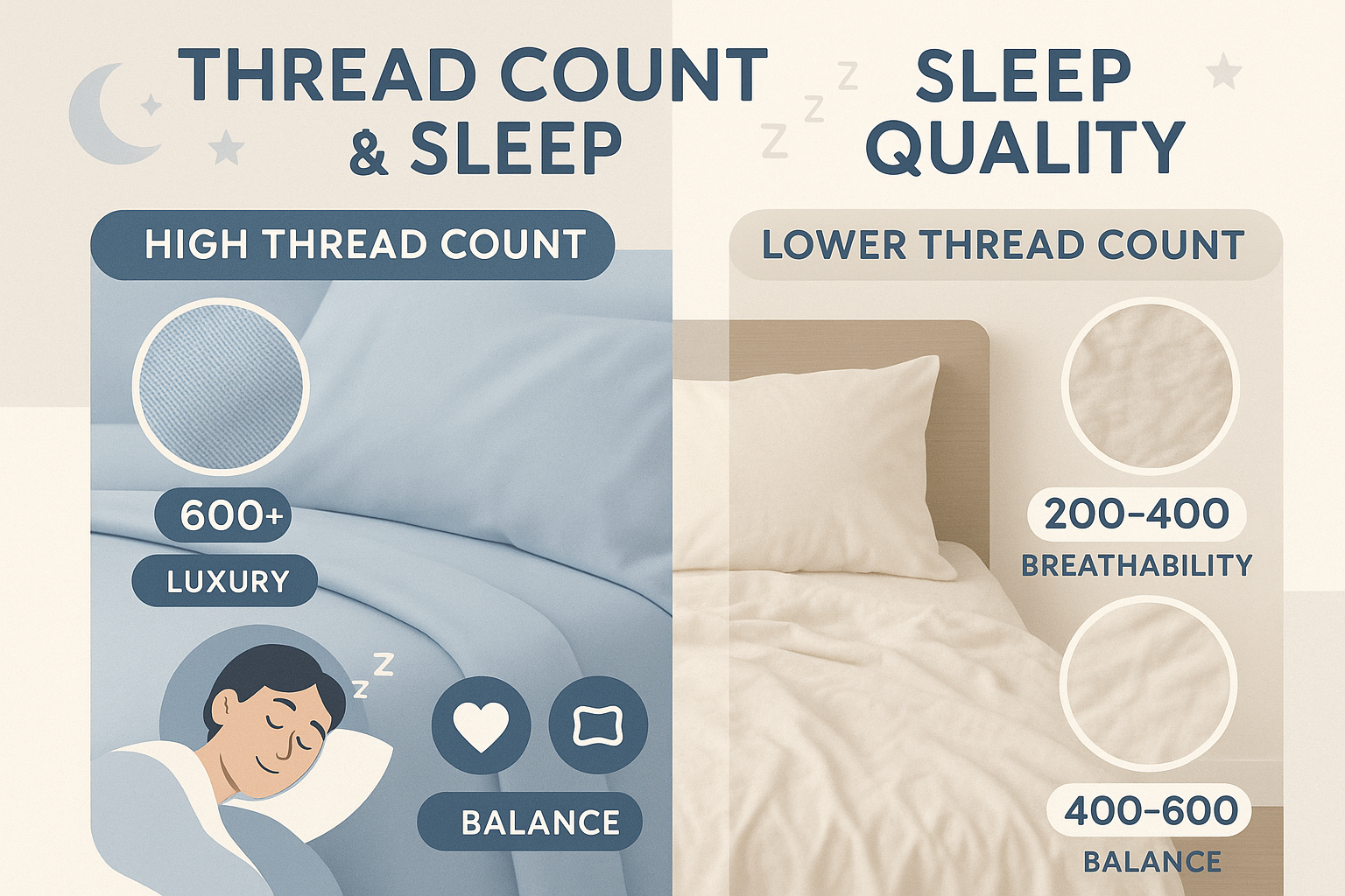 “How Thread Count Really Affects Your Sleep (and What to Choose)”