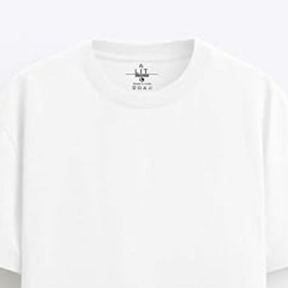 TESON by Bodycare Men's 100% Cotton Oversized Baggy Fit Drop Shoulder Half Sleeve Solid Round Neck T-Shirt